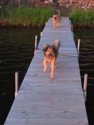 Tyler at the cabin