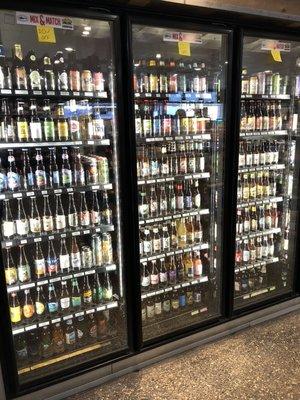 Single more choices of craft beers