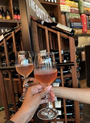 Zero Proof Rosé (L), Sparkling Rosé (R)