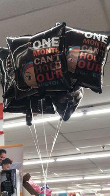 One month can't hold our history balloons