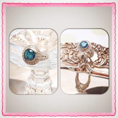 Gorgeous Blue Diamond ring