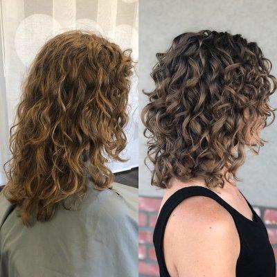 Customized Curly Experience. Before & After.