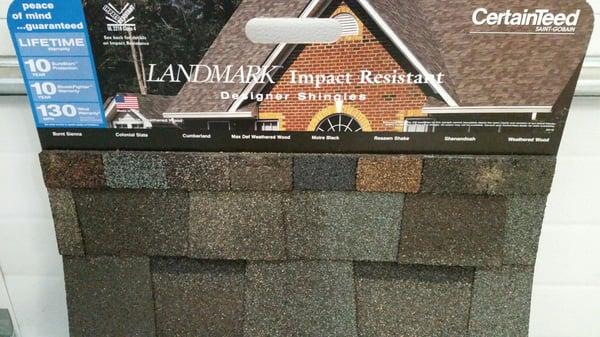 CertainTeed impact resistant shingles