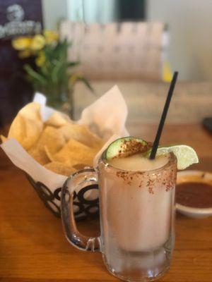 Strawberry Cucumber margarita