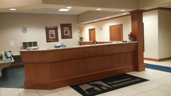 Tradesmen International Corporate Reception Desk