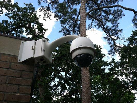 Outdoor cameras and video monitoring protect your perimeter.