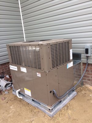 A new heat pump for another satisfied customer!