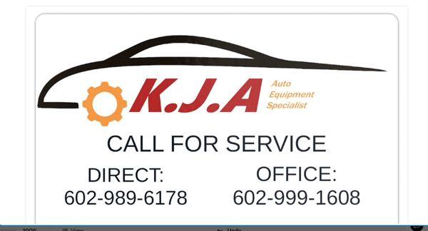 K J A Auto Equipment Specialist