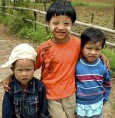 Children from project, Build a School in Burma in Burma