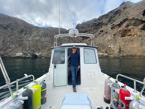 On Charter at Santa Cruz Island