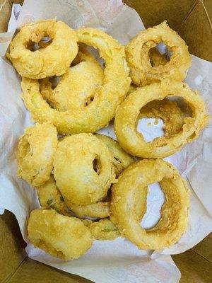 Fresh fried  Onion Rings