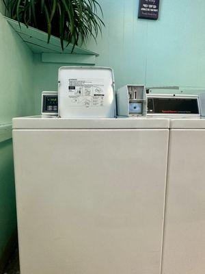 Wash cycle for regular sized washers is $4.50. Dryer is $1.00 for 10 minutes