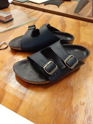 Our "Homestead" totally custom sandal for a totally custom fit. Perfect for every season!