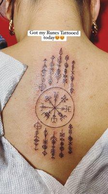 910 Runes Tattoo