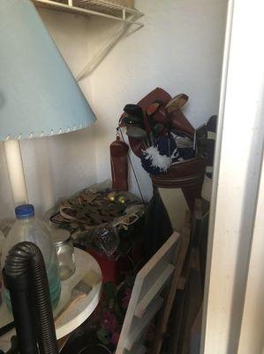 Closet was told it came furnished