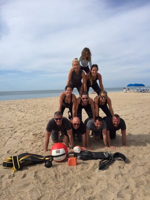 Body Tech's travel Beach Bootcamp!