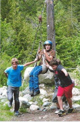 Family friendly Zipline