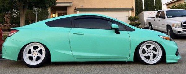 Honda Civic / Tiffany blue / turquoise lavender