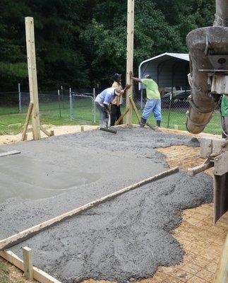 Concrete Pour