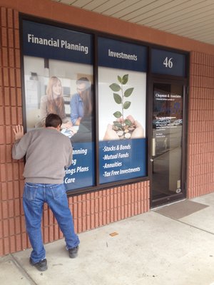 Storefront Decals and Window Perf.