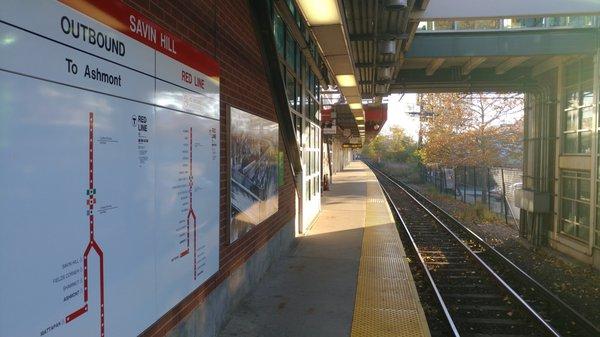 Savin Hill MBTA Station platform