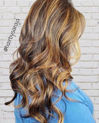 Balayage with toner