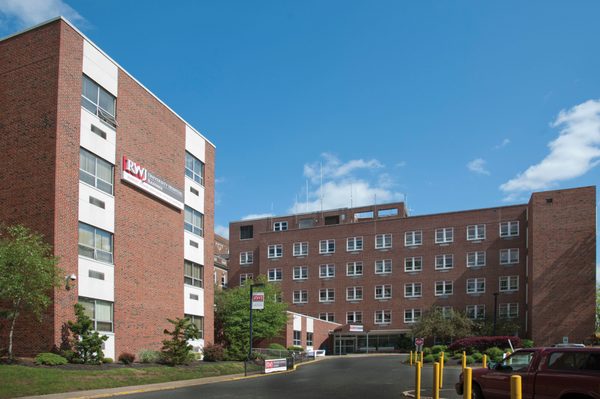 Exterior of Robert Wood Johnson University Hospital Rahway.