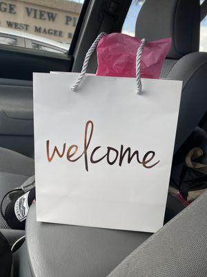 Welcome bag!