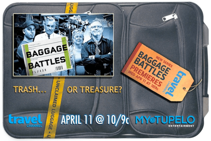 Billy's TV Show on Travel Channel Baggage Battles