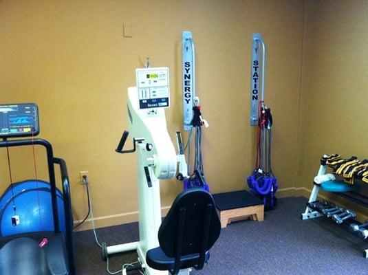 Physical Therapy equipment.