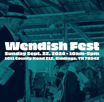 Wendish Fest is always the 4th Sunday in September! Plan your visit:  https://tr.ee/zbjadBhADm