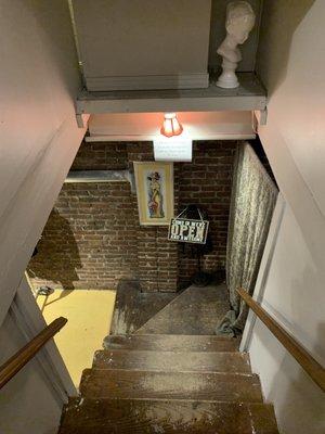 Downstairs to basement