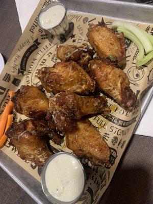 Honey jalapeño wings