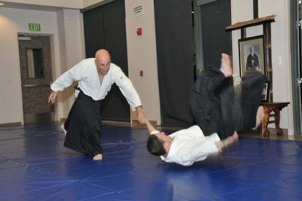 Class at Laguna Hills Aikikai in Orange County, CA