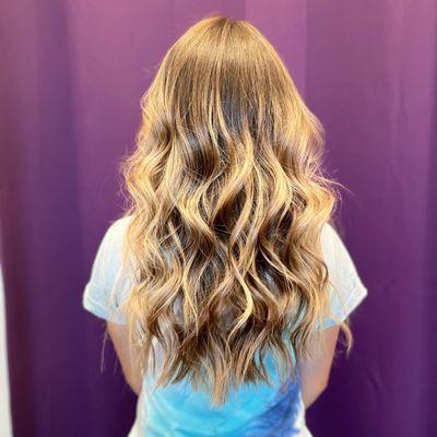 Balayage and trim