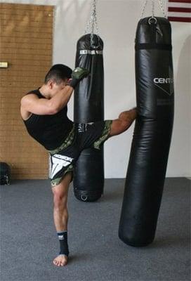 muay thai kickboxing kick