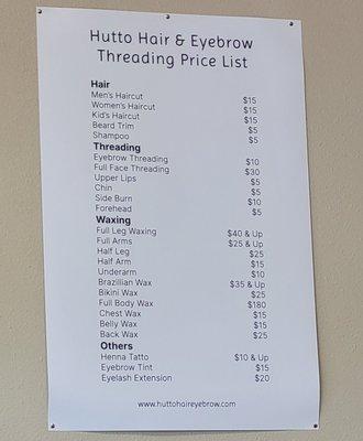 Price List 7/2023