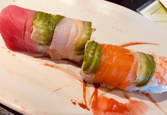 Sad rainbow roll!