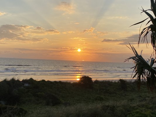 Sunrise from the balcony