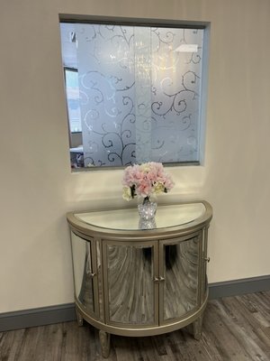 Reception desk