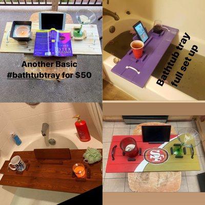 Customized Bathtub Trays