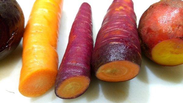 Colorful carrots and more