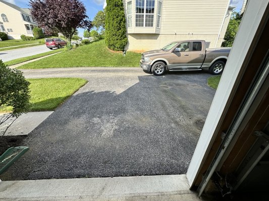 Driveway before