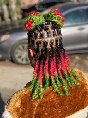 Color, retwist, and style.