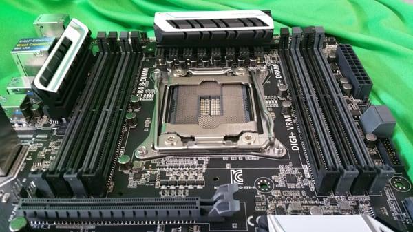 Intel LGA 2011 with 8 DIMM slots! Ram for any tasks!