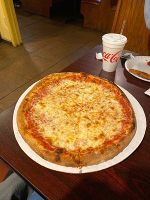 Large cheese pizza