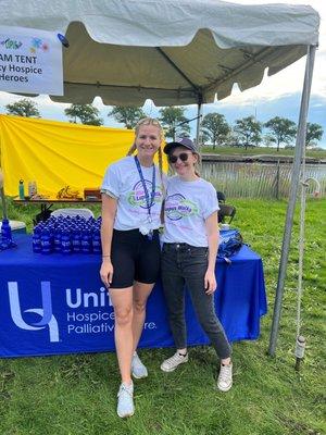 Our booth at the Lupus Walk 2022