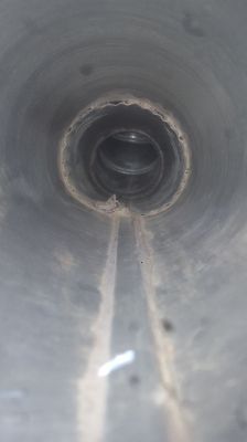 After cleaning picture of a dryer vent