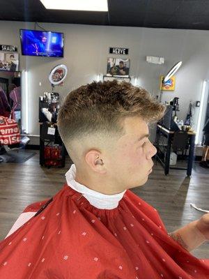 men's hair cut