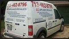 Air conditioning & Appliance specialists serving northwest Houston . Cypress. Tomball. Katy. Woodlands & humble  (713) 462-8796